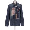 Desigual Herren Hemd, Gr. 54, marineblau, Baumwolle