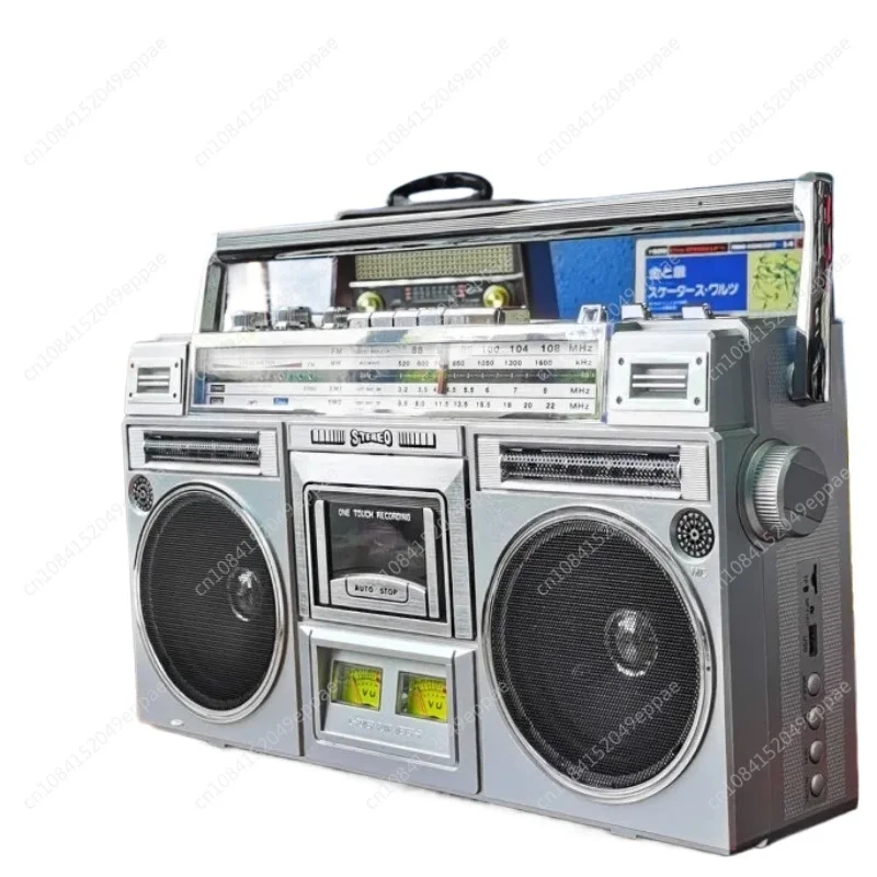 Retro nostalgische Stereo Dual Channel Tape Maschine Kassette Maschine Radio Recorder Bluetooth