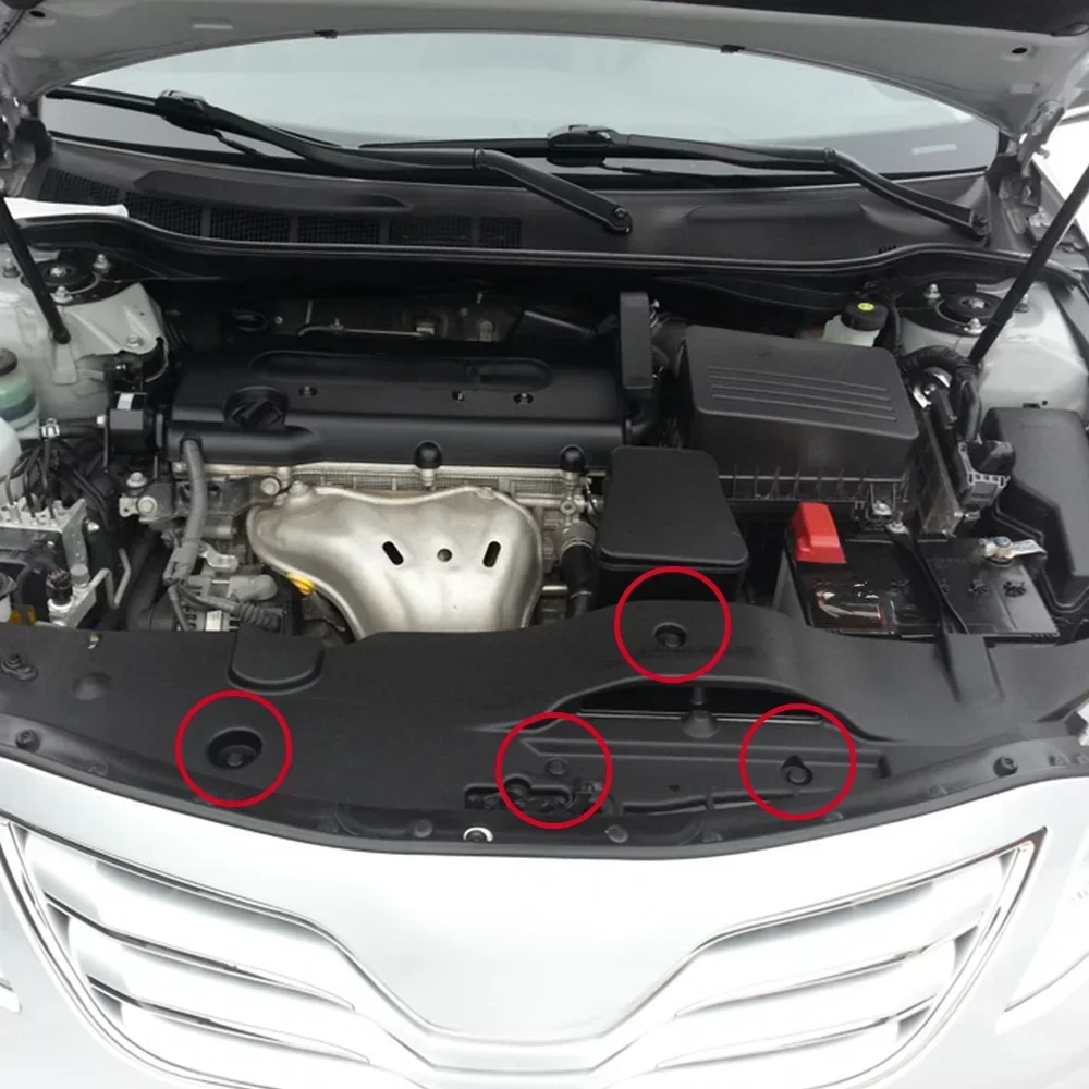 10Pcs Für Toyota Chr Corolla Avensis T25 Camry Lexus RX Auto Panel Niet Verschluss Stoßstange Schlamm Klappen Abdeckung Feste clips 9046707211 Image