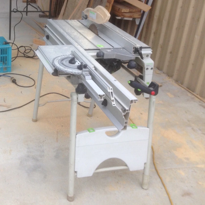 Tischkreissäge Holzbearbeitung Gehrung Installation Bodenschneiden Push-Pull Sägetisch CS50 Image