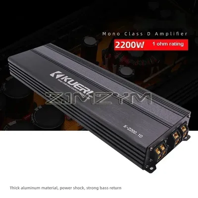 2200 W Auto Home Audio Power Verstärker Klasse D Einkanal Auto Digital Verstärker Auto Audio Verstärker Image