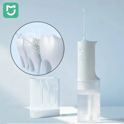 Original MIJIA Portable Oral Irrigator Dental Teeth Whitening Flosser Bucal Tooth Cleaner Waterpulse