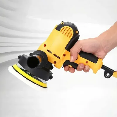 1 Set Electric Car Polisher Waxing Machine Automotive Scratch Repair Tool Small Flat Polisher Eu