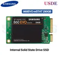 Disco di archiviazione unità a stato solido interna Samsung da 2,5 '' SATAIII 860 Evo mSATA SSD da 250 GB per desktop portatile