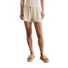 Shorts MARC O'POLO "aus softem Baumwolle-Mix", Damen, Gr. M, Normalgrößen, silky stone, Obermaterial: 80% Baumwolle, 20% Polyester, unifarben, casual, regular fit kurz, Hosen