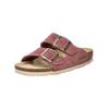 Hausschuh ROHDE "Rohde Pantoletten Veloursleder", Damen, Gr. 40, lila (violett), Veloursleder, casual, Schuhe