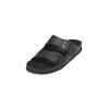 Sandale MARC O'POLO "aus edlem Rindleder", Herren, Gr. 44, schwarz, Obermaterial: 100% Leder, unifarben, Schuhe