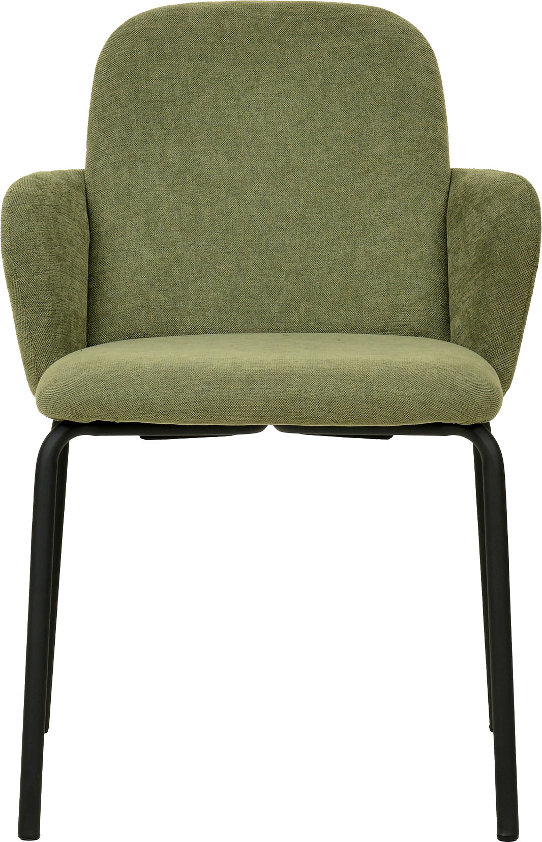 Stapelstuhl ESSENTIALS "Paddy", grün, B:54,5cm H:81cm T:58cm, Holz teilmassiv, Metall, Stühle, mit Bezug, grün