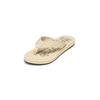 Strandschuh MARC O'POLO "mit gewebtem Riemen", Damen, Gr. 39, beige (natural cotton), Obermaterial: 100% Polyester, unifarben, Schuhe