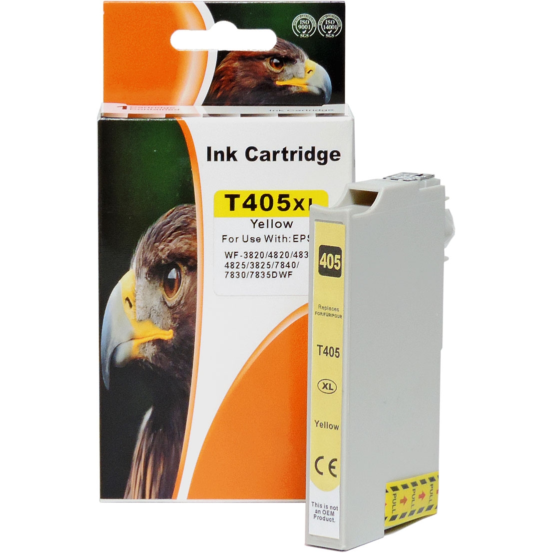 D&C 405XL Kompatible Gelbe Tintenpatrone für Epson WorkForce Pro WF-4800 Series (1100 Seiten) Image