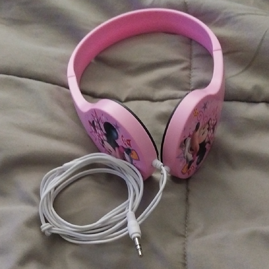 Disney Headphones | Disney Pink On-Ear Headphones With Adjustable Headband | Color: Pink | Size: Os