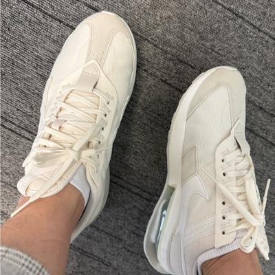 Nike Shoes | Women's Cream Sneakers Nike Air Max | Color: Cream | Size: 8.5
