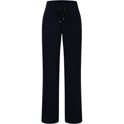 Stoffhose MAC "EASY WIDELEG", Damen, Gr. 42, Länge 32, schwarz, Web, Obermaterial: 77% Polyamid, 23% Elasthan, unifarben, casual, weit knöchellang, Hosen, sehr elastische Qualität, angenehmer Griff und hoher Tragekomfort Image