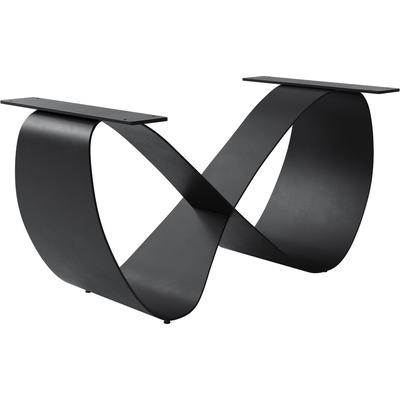 DELIFE Tischgestell Infinity Metall Schwarz für Ausziehtisch von 180-300 cm, Gestelle Image