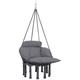 TEMU Hanging Chair Outdoor Hammock Chair With Soft Cushion, Cotton Rope Boho Style Swing Chair, Hanging Garden Swing Seat For Indoor Outdoor