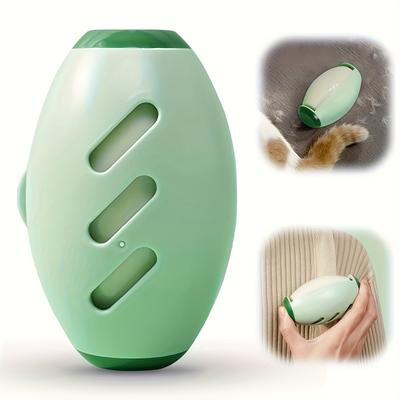 TEMU High-quality Manual Dust Roller - Reusable & Washable Pet Hair Remover With Strong Suction, Durable Plastic Handle, No Batteries Needed - Ideal For Home Cleaning, Pet Hair Remover Tool Image
