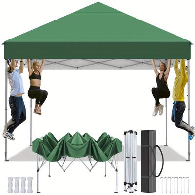 TEMU Soontrans Gazebo 3x3 Folding Gazebo Waterproof Sun Protection Garden Gazebo Pop-up Garden Tent Party Tent Quick Assembly And Disassembly Stable Ideal For Garden Parties , Image