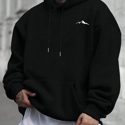 TEMU 's Hooded Sweatshirt Wrinkle-resistant And Easy To Of Effortlessly For . Image