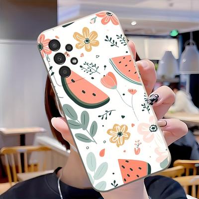 TEMU Soft Phone Case For A03/a03s/a04/a04e/a04s/a05/a05s/a15/a11/a12/a13/a14/a22/a23/a24/a25/a32/a33/a34/a35/a52/a52s/a53/a54/a55 5g Cute Printed Couples-h2933 Image