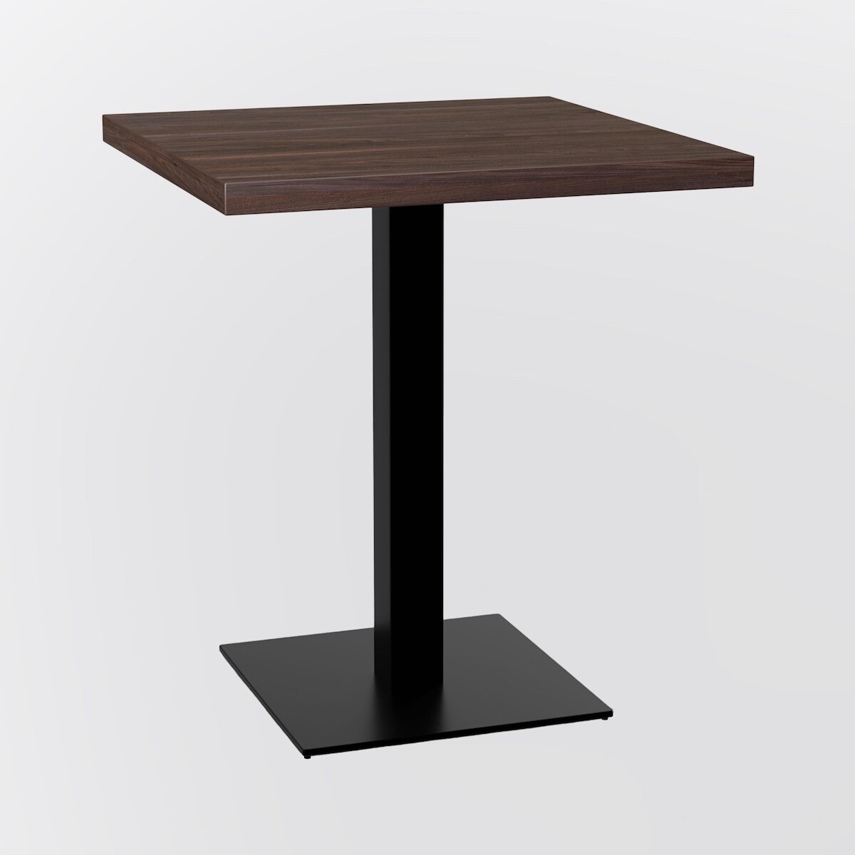 BIG Möbel GmbH Bistrotisch 80x80 cm | Walnuss | Gusseisengestell Image