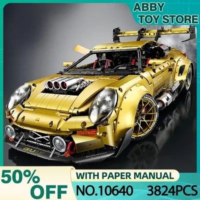 GULY Technischer 10640, Supersport-Rennwagen, 1:8, RC-Bausteine, DIY-Spielzeug, Image