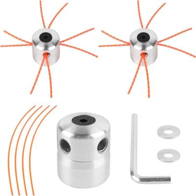2X Universal Aluminium Pinsel Cutter Kopf Gras Trimmer Kopf Nylon Gewinde M8 M10 Image