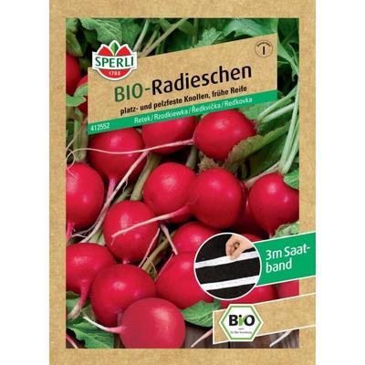 Sperli - bio Radieschen Rudolf Saatband Gemüsesamen Image