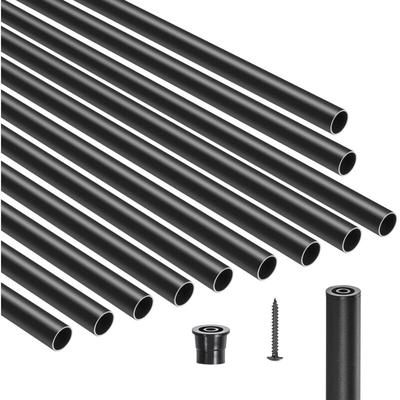 Mophorn - 26-Zoll-Treppengeländerstäbe aus Aluminium, 51er-Pack, 3/4-Zoll-wasserdichte runde Image