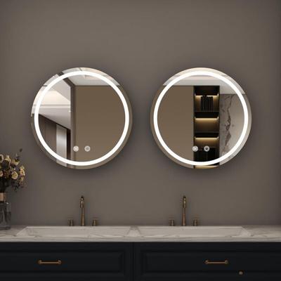 Led Spiegelschrank Bad mit Beleuchtung Schwarz Badezimmer Spiegelschrank mit Beleuchtung Metall Image