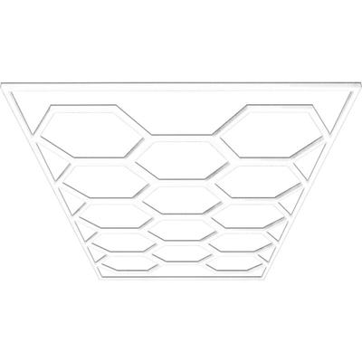 Hexagon led Garage Light, 68970LM 6500K Hexagon led Beleuchtung für Werkstatt, Friseursalon, 14 Image