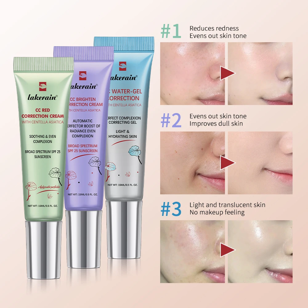 CC-Creme, erborianische Centella, Farbwechsel, Feuchtigkeitscreme, Make-up-Grundierung, vollständige Abdeckung, magische Grundierung, die koreanisches Make-up abdeckt Image