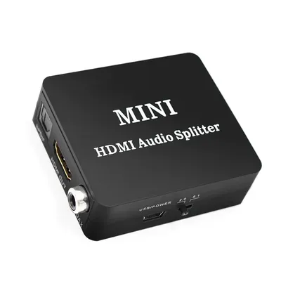 HDMI Audio Splitter Extractor mit 2CH/5.1CH SPDIF KOAXIAL Audio Extractor Konverter Audio Splitter Image