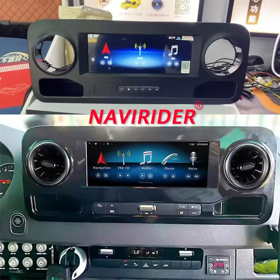 10,25 "Android Auto Für Mercedes Benz Sprinter W906 2016-2020 Stereo Navigation Carplay Auto GPS Multimedia Video Player headUnit Image