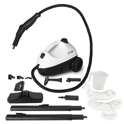 Commercial Care Corded Electric Multipurpose Portable Canister Steam Cleaner With Accessories, White