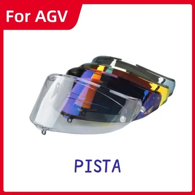 Motorcycle Helmet Lenses, Night Vision Compatible Agv Pista Lens Accessories, Multi-Color Aurora