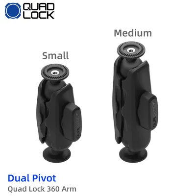 Quad Lock 360 Arm - Dual Pivot Medium Small mount motorcycle accessories for phone mounts