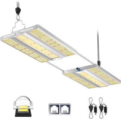 XS3000 Pro Grow Light, 300W LED Grow Lights for Indoor Plants Full with New-Gen Lens,
