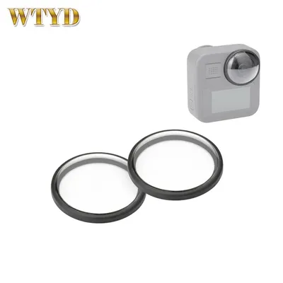 2 PCS PULUZ Protective Lens Cover For GoPro Max Action Camera Lens Guard