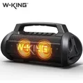 Altoparlanti Bluetooth portatili W-KING D10, altoparlante wireless ad alto volume da 120 W con picco 70 W impermeabile per esterni, bassi profondi/2 * subwoofer/DS