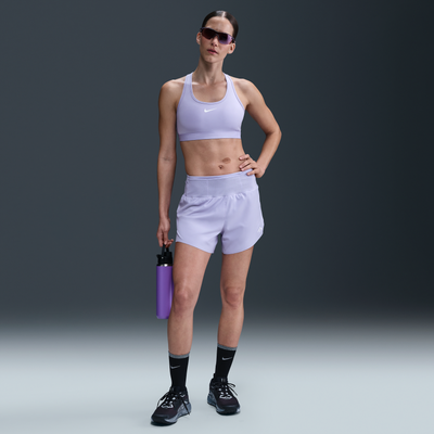 Nike Trail Women's Dri-FIT Brief-Lined Running Shorts - Purple - Polyester