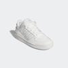 Sneaker ADIDAS ORIGINALS "FORUM LOW CL KIDS", Kinder, Gr. 38,5, weiß (core weiß, cloud weiß, grau one), Baumwolle, sportlich, Schuhe