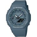 Chronograph CASIO G-SHOCK, blau (petrol), Armbanduhren, Damen, Quarzuhr, Armbanduhr, Damen, Herren, digital, bis 20 bar wasserdicht