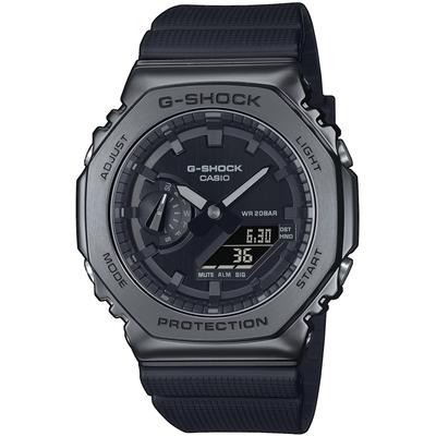 Chronograph CASIO G-SHOCK, schwarz (schwarz, anthrazit), Armbanduhren, Herren, Quarzuhr,Armbanduhr,Herrenuhr,digital, bis 20 bar wasserd.Resinarmband Image