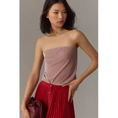 By Anthropologie Velvet Tube Top