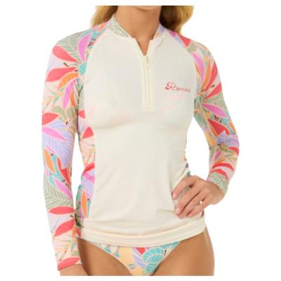 Rip Curl - Women's Cala Vadella L/S UPF Rash Vest - Lycra Gr M weiß Image