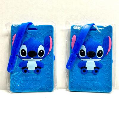 Disney Bags | 2 Cuties Stitch Luggage Tags Nip Disney Blue Baggage | Color: Blue/White | Size: Os