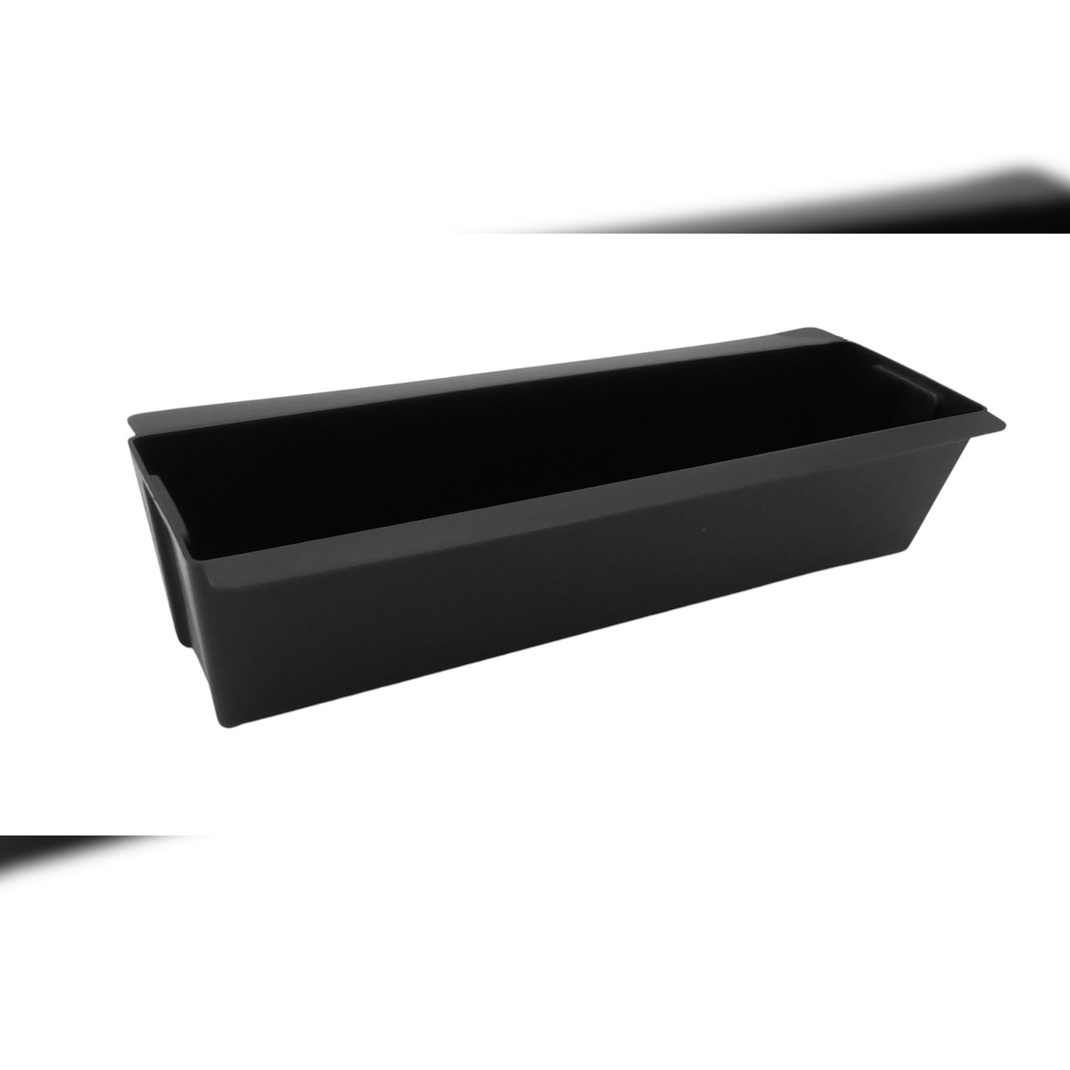 BURI Europaletten Pflanzkasten verzinkt oder Kunststoff schwarz Balkon Blumenkasten schwarz Image