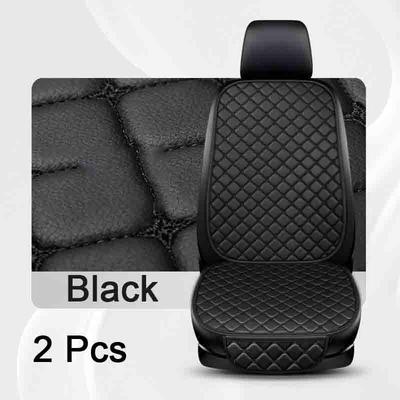 TEMU 2pc Car Universal Front Single Seat With Backrest Seat Cushion - Insulated And Ergonomic Backrest Support - Universal Front Single Seat, Accessories Image