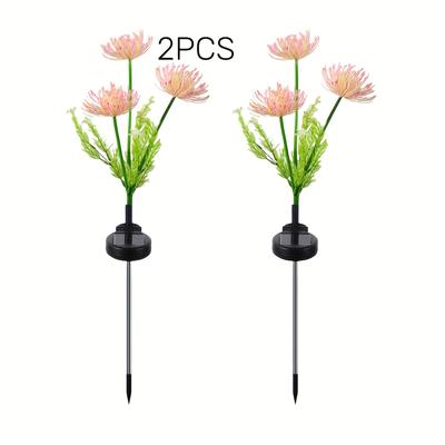 TEMU Solar Garden Lights Outdoor Solar Garden Decor Lights, Solar Flower Lights For Yard Auto Solar Decorative Lights For Patio Garden Image