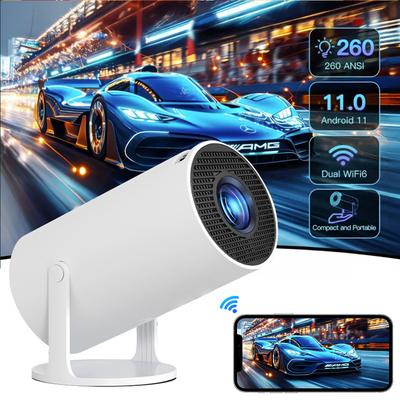 TEMU 2025 Upgraded Mini Projector With Speaker, 200 Ansi , 4k , Compatible With 11, Works With Hd Devices, Smartphones & Laptops, Ideal For & Outdoor Projection, Great Festival Gift Image